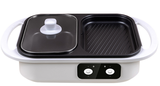 2 IN 1 FRY GRILL HOTPOT